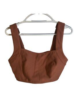 4th & Reckless Cropped Top Womens Size 8 Bralette Coquette CottageCore NEW
